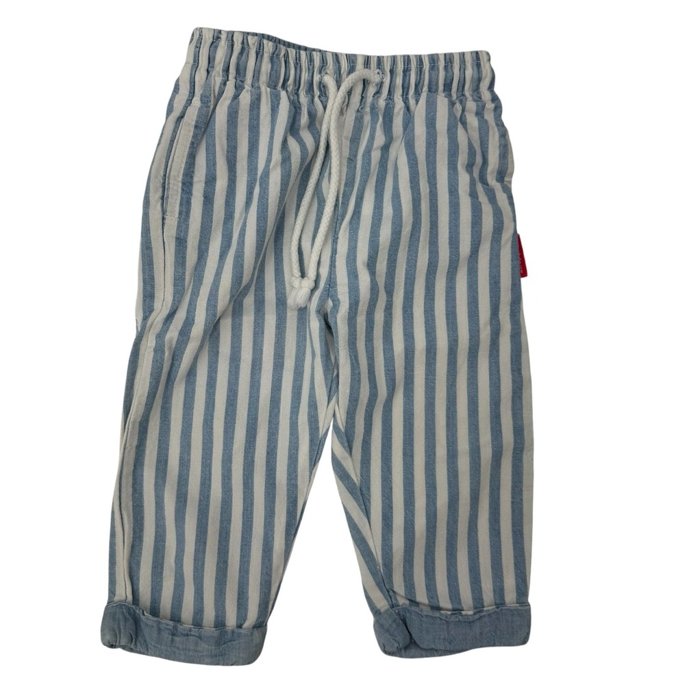 Vintage Oshkosh Union made pull on drawstring cotton pants size‎ 12 months USA
